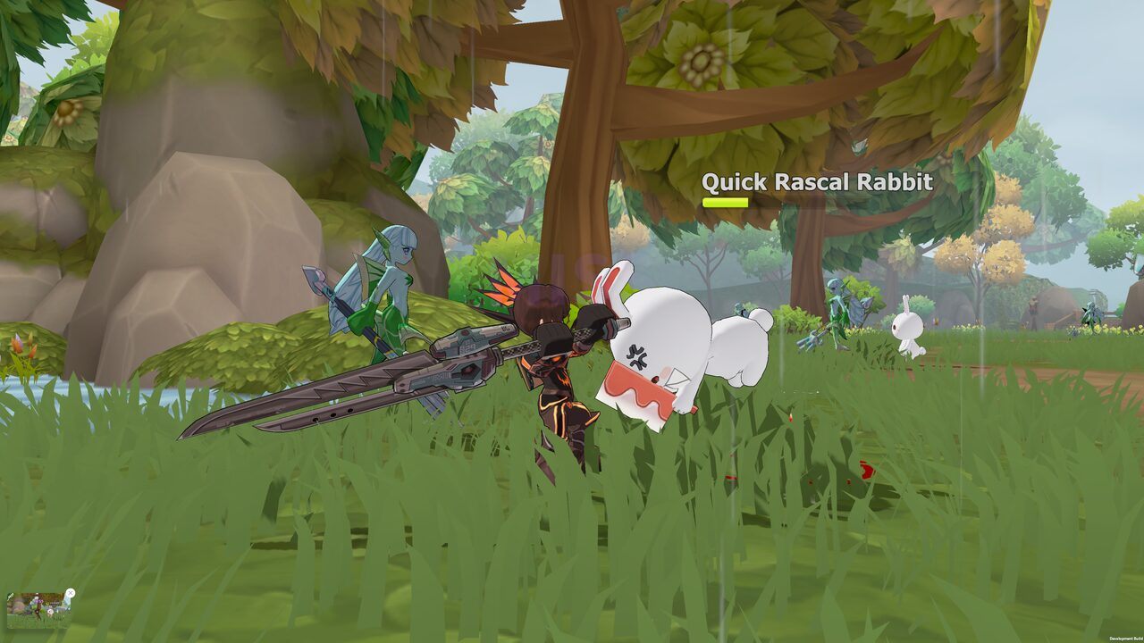 Hunting monsters in the forest