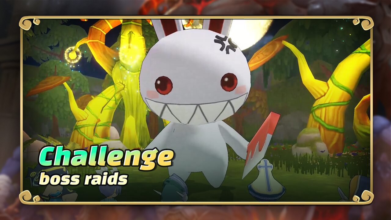Taking on a boss raid